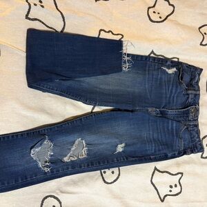 SO Dark Blue Distressed Women's Jeans